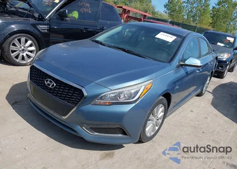 2016 Hyundai Sonata Hybrid Se из США, поврежденный, VIN KMHE24L11GA039367